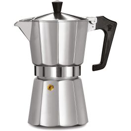 Pezzetti Cafetière Italienne ITALEXPRESS en Aluminium, 6 Tasses, Acier Inoxydable