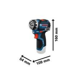 Bosch Professional Visseuse-dévisseuse sans fil GSR 12V-32 FC (réf. 06019N7101) avec 2 batteries 2.0Ah, chargeur, kit embouts FlexiClick, L-BOXX 102