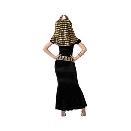 Costume Égyptien Femme Adulte Noir - Déguisement pour Fête et Carnaval avec Robe, Ceinture et Tête