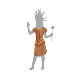 Déguisement Enfant Fille Indienne 5-6 Ans - Costume Lejano Oeste / Western avec Vestido