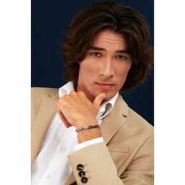 Bracelet Homme Maserati Acier inoxydable 21,5 cm Argenté