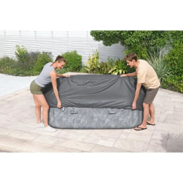 Bestway Cobertor térmico EnergySense pour spa carré 230 x 230 x 71 cm