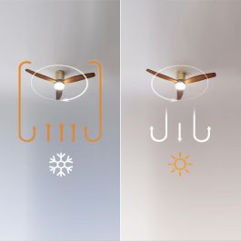 Ventilateur de Plafond avec Lumière Cecotec EnergySilence Aero 5600 20 W 40 W Doré Bois