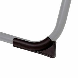 Chaise longue inclinable Aktive Polyester 600D Acier Noir 177 x 47 x 34 cm