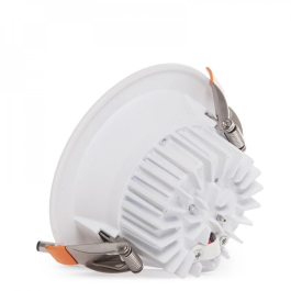 Downlight LED Circulaire 7W 980Lm 2700K Anti-Deslumbrante UGR19 HO-DL-AD-COB-7W-WW