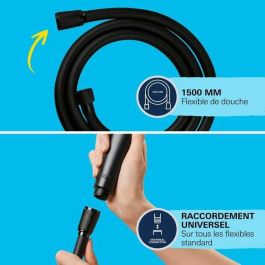 Grohe Douche Flexible VitalioFlex Trend 287412432 Noir Mat 1,5 m