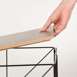 Porte-manteau Max Home Fer Bois MDF (4 Unités)