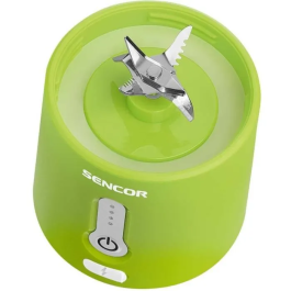 Sencor SBL 131GR Mixeur Portatif 150 W, Bol 500 ml, Batterie Rechargeable, Résistant à l'Eau IPX65, pour Smoothies et Soupes