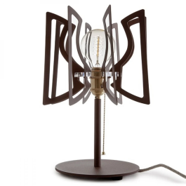 Lampe de Table Abat Jour AM-CA102, Style Vintage-Industriel, Acier