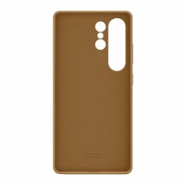 Samsung EF-VS938 Housse pour Galaxy S25 Ultra, Simili-cuir Camel, Protection Anti-goutte et Anti-rayures, 6.9 pouces
