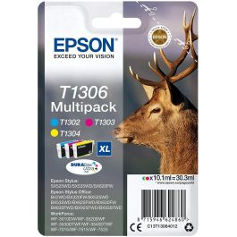 Cartouche d'encre originale Epson SX525WD/620FW/ OFFICE B42WD/525WD/625FWD/925FWD Tricolore (4 Unités)