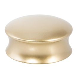 Giusti Pommeau Zamak Modèle Prescott Finition Or Satiné et Noir Mat Diamètre 50 mm