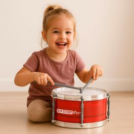 Tambour Bontempi Plastique 31 x 15 x 31 cm Rouge (4 Unités)