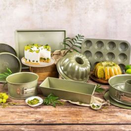 Zenker Lot de 3 moules à gâteau Green Vision 18-30 cm ZEN3176239998108