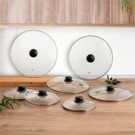 Tapa Vidrio Renova Quid 24 cm (6 Unidades)