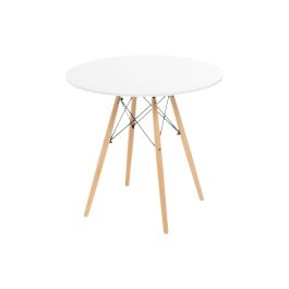 Table Blanc Naturel 80 x 80 x 74 cm
