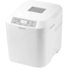 SENCOR SBR 1040WH - Machine à Pain 900 g, 10 Programmes, Écran LCD, Fonction Maintien au Chaud 60 min, Moule Antiadhésif Lavable - 550 W, Blanc Precio: 110.196. SKU: B1G7YR9FWD