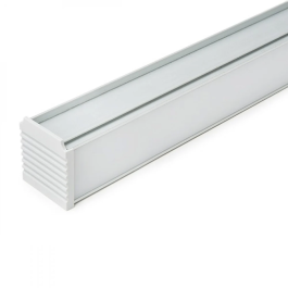 Profilé Aluminium Finition Opal 1 Mètre pour Bandeau LED