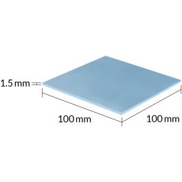 K ARCTIC Thermal pad BLAU TP-3 100x100mm.1pcs