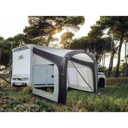 Baya Sun - Murs de protection pour solette gonflable Ombréa Air, Lot de 2 murs avec fenêtre en cristal clair en polyester 150D résistant