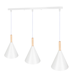 Lampe Suspendue Métal et Bois "Madeleine" SKD-P130-3-B