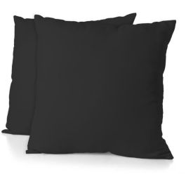 Lot de 2 taies d'oreiller - HOME LINGE PASSION - HP72082 - Microfibre 82 g - 63 x 63 cm - Noir Precio: 12.8900004. SKU: B1EXWB727L