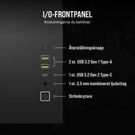 Boîtier ATX semi-tour Corsair Noir
