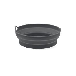 Cesta Redonda Silicona Plegable Naturalia Quid 20x20x7 cm