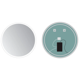 LIMEX Miroir Lumineux "Bélgica" Ø70Cm Blanc Froid LIMEX-BELG003/70