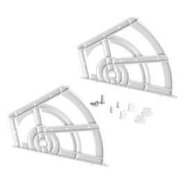 HERRAJES ALK Zapatero 2 Baldas Voleko Finition Marron Plastique 25cm Profondeur