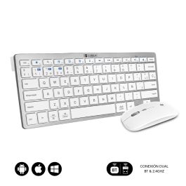 clavier et souris Subblim SUBKBC-OCO010 Argent