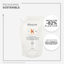 Kerastase Nutritive Bain Satin Riche Shampooing Nourrissant Cheveux Secs Rechargeable 500 ml