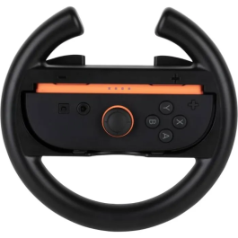 Konix - Volants de course pour Joy-Con Nintendo Switch 2, ergonomiques et simples à installer - Améliorez l'immersion dans vos jeux - Noir