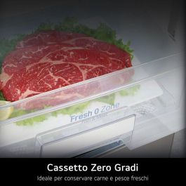 Réfrigérateur Combiné LG GTF916PZPED.APZQEUR Acier 630 L