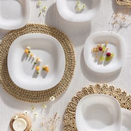 Assiettes Luminarc Carine Blanco Blanc verre 19 Pièces