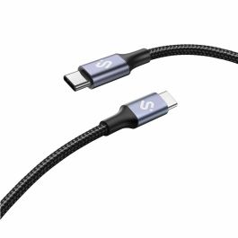 Câble USB-C vers USB-C Subblim PLUS Noir 1 m
