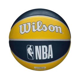 Ballon de basket Wilson Nba Team Tribute Ind Pacers Jaune Caoutchouc (Taille 7)