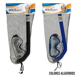 Masque de Plongée avec Tube AquaSport Enfant