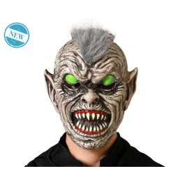 Masque de Monstre Gris aux Yeux Verts Fluorescents et Dents Pointues - Accessoire de Déguisement Halloween Precio: 2.304. SKU: B1CB2ACRRZ