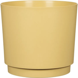Deroma 236 Pot de fleurs rond 13 litres, diametre 29 cm, jaune, design elegant pour interieur et exterieur Precio: 23.6900004. SKU: B16F5EGHGL