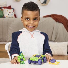 Hasbro Figurine Iron Hulk et véhicule blindé Bolide Marvel Iron Man et ses amis, à partir de 3 ans