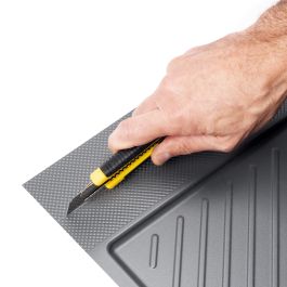 Emuca Protecteurs fond pour la cuisine Sink, M60, 567x580mm, épaisseur de la planchet 16mm, découpable, Plastique, Gris antracite