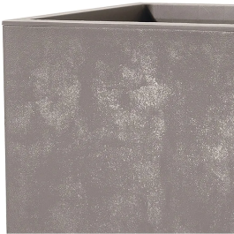 Deroma Millennium - Pot de fleurs rectangulaire avec réserve d'eau, 73 litres (79 cm), couleur marron, pour intérieur et extérieur