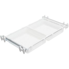 SERVETTO Bandeja Doble Extraíble y Extensible Níquel-Blanco (890mm - 1000mm) Carga 7kg Precio: 96.7899996. SKU: B139DCXJTF