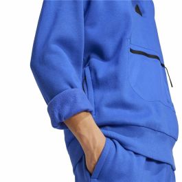 Sweat sans capuche Adidas City Es e Fleece Bleu