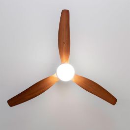 Ventilateur de Plafond avec Lumière Cecotec EnergySilence Aero 5600 Blanc Bois 40 W