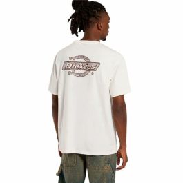 T-shirt à manches courtes homme Dickies Wood Logo Blanc 7-9 Ans