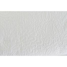 Couvre-lit DKD Home Decor Blanc Lit king size 270 x 270 x 1 cm