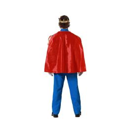 Déguisement Homme Adulte Prince Charmant bleu avec cape, thème Personnages de Conte, taille XS-S, Composition Polyester