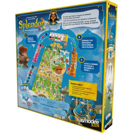 Asmodee Splendor Kids - Jeu de société pour enfants de 4 à 8 ans - Version française - 1 joueur ou plus - Multicolore